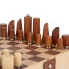 Hermès, Travel chess set "Samarcande", in wood, leather and stainless steel, signed, from the 2020's - Detail D1 thumbnail