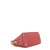 Prada shoulder bag in burgundy leather saffiano - Detail D5 thumbnail