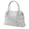 Hermès  Bolide 27 cm handbag  in white leather - 00pp thumbnail