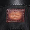 Berluti shoulder bag in black canvas and black leather - Detail D3 thumbnail