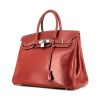 Hermès  Birkin 35 cm handbag  in red H box leather - 00pp thumbnail