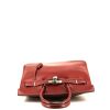 Hermès  Pre-owned Burberry Nova Check Tote Bag handbag  in red H box leather - 360 Front thumbnail