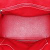 Hermès  Pre-owned Burberry Nova Check Tote Bag handbag  in red H box leather - Detail D2 thumbnail