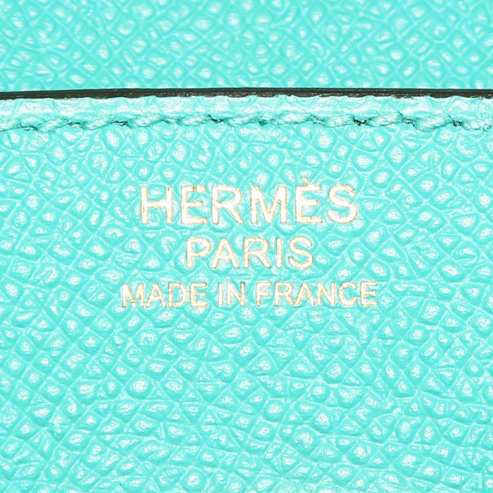Borsa Hermès  Birkin 30 cm in pelle Epsom verde - Detail D3