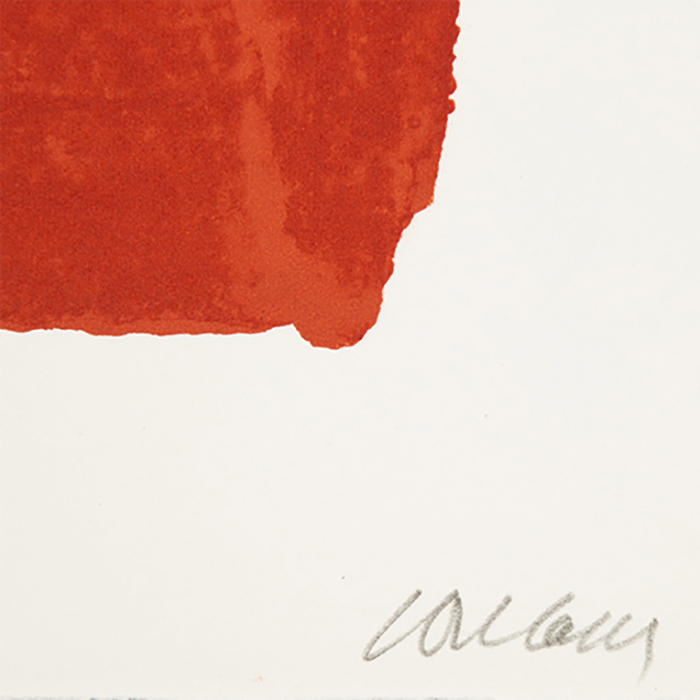 Pierre Soulages (1919-2022), Lithographie n°40 - 1978 - Detail D3