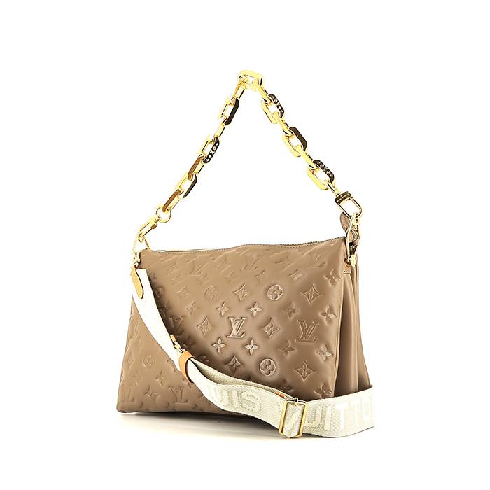 Louis Vuitton  Coussin shoulder bag  in taupe monogram leather - 00pp