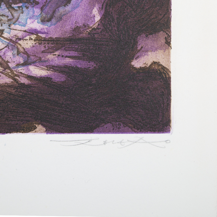 Zao Wou-Ki (1920-2013), L'étang - 1972 - Detail D2