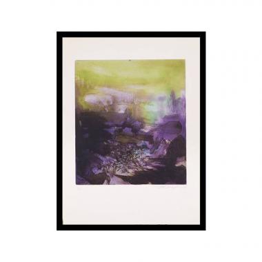 Zao Wou-Ki (1920-2013), L'étang - 1972