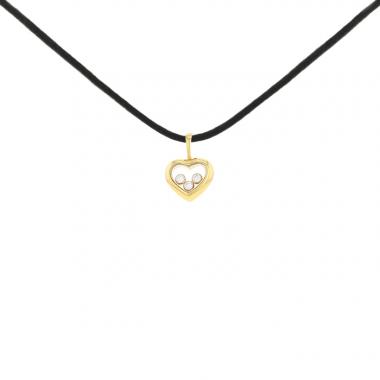 Chopard Happy Diamonds pendant in yellow gold and diamonds