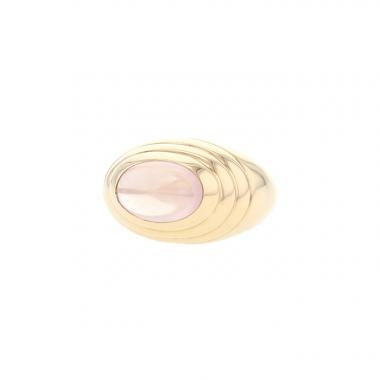 Boucheron Jaipur 1990's ring in pink gold and quartz Boucheron Jaipur 1990's ring in pink gold and quartz