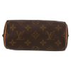 Borsa Louis Vuitton  Nano Speedy in tela monogram marrone e pelle naturale - Detail D4 thumbnail