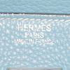 Bolso de mano Hermes Kelly 40 cm en cuero togo azul - Detail D3 thumbnail