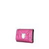 Billetera Dior Diorama en cuero rosa - 00pp thumbnail