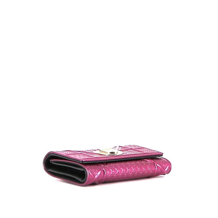 Dior Diorama wallet in pink leather - Detail D4