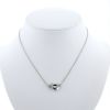 Fred Force 10 medium model necklace in white gold and diamonds - 360 thumbnail
