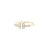 Bague Tiffany & Co Wire petit modèle en or rose et diamants - 00pp thumbnail