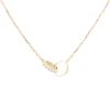 Cartier Love necklace in pink gold and diamonds - 00pp thumbnail
