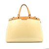 Louis Vuitton Brea handbag  in cream color patent leather  and natural leather - 360 thumbnail