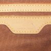 Mochila Louis Vuitton Montsouris Backpack modelo grande  en lona Monogram marrón y cuero natural - Detail D3 thumbnail