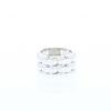 Flexible Chanel Ultra ring in white gold and ceramic - 360 thumbnail