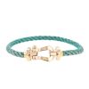 Fred Force 10 bracelet in pink gold and stainless steel - 00pp thumbnail