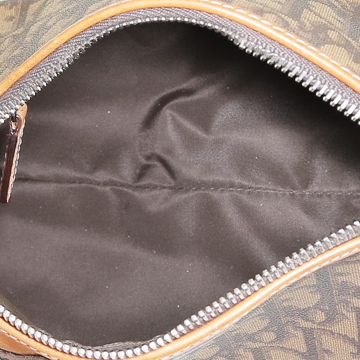 Borsa Dior Vintage in tessuto a monogramma Oblique marrone - Detail D2