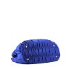 Bolso bandolera Prada Gaufre en lona acolchada azul real y cuero azul real - Detail D4 thumbnail
