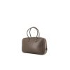 Bolso de mano Hermès Plume en cuero epsom marrón chocolate - 00pp thumbnail