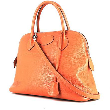 Unisex Pre-Owned Authenticated Hermes Swift Birkin 25 Calf Leather Green  Handbag Top HandleBag 