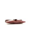 Hermès  Jige pouch  in burgundy box leather - Detail D4 thumbnail