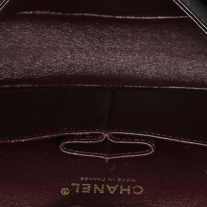 Chanel  Timeless Classic handbag  in black quilted leather - Detail D3