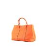 Shopping bag Hermès Garden in pelle taurillon clemence arancione - 00pp thumbnail