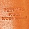 Sac cabas Hermès  Cabag en toile bleu-marine et cuir naturel - Detail D4 thumbnail