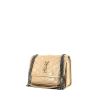 Saint Laurent Niki shoulder bag in beige chevron quilted leather - 00pp thumbnail