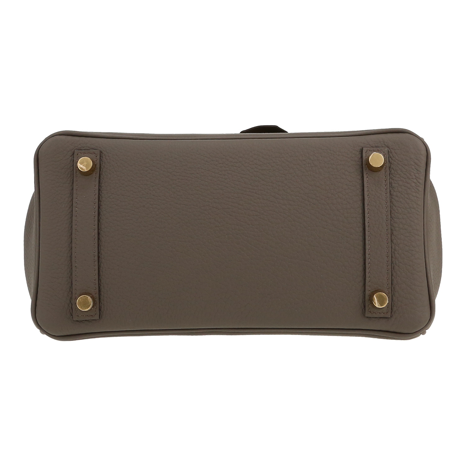 Hermès  Birkin 25 cm handbag  in grey togo leather - Detail D1