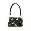 Louis Vuitton  Multi-Pochette shoulder bag  in black and white monogram leather  and black leather - 00pp thumbnail