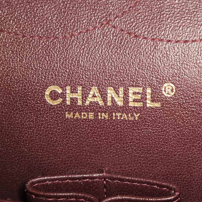 Borsa a tracolla Chanel  Timeless Jumbo in pelle trapuntata nera - Detail D4