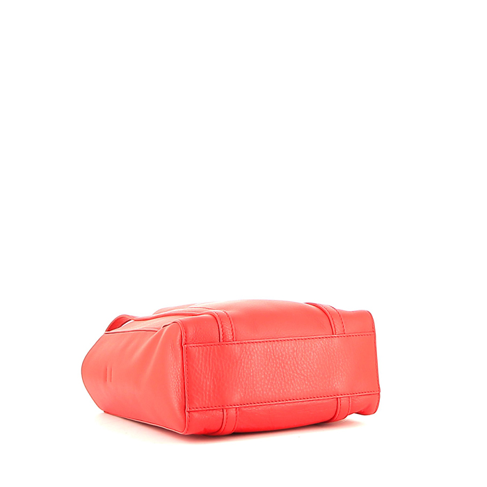 Balenciaga  small  shoulder bag  in red leather - Detail D5