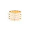 Anello Dinh Van Pulse modello grande in oro rosa e diamanti - 00pp thumbnail