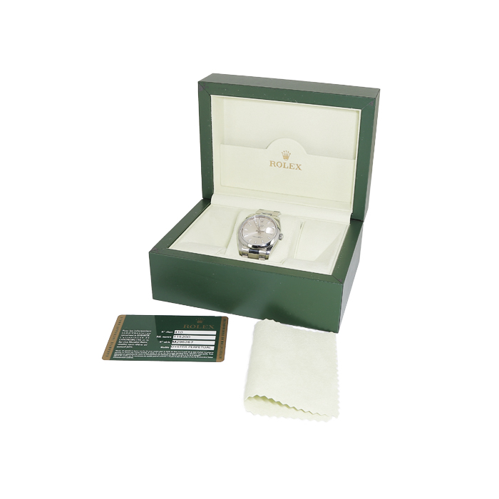 Montre Rolex Oyster Perpetual Date en acier Ref: Rolex - 115200  Vers 2010 - Detail D2