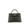 Hermès  Kelly 20 cm shoulder bag  in black epsom leather - 360 thumbnail
