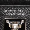 Hermès  Kelly 20 cm shoulder bag  in black epsom leather - Detail D4 thumbnail