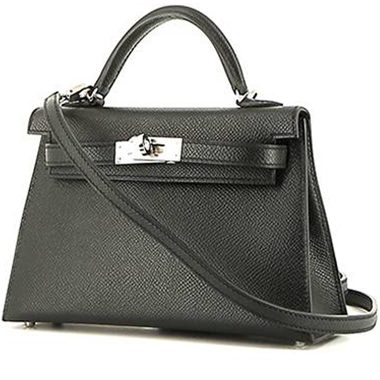Hermès 2017 Pre-owned Kelly 32 Two-Way Handbag - Black