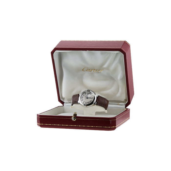 Cartier Ballon Bleu De Cartier watch in stainless steel Ref:  3009 Circa  2000 - Detail D2