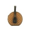 Bolso de mano Louis Vuitton  Petite boîte chapeau en lona Monogram marrón y cuero negro - 360 thumbnail