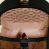 Bolso de mano Louis Vuitton  Petite boîte chapeau en lona Monogram marrón y cuero negro - Detail D3 thumbnail