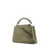 Louis Vuitton  Capucines BB handbag  in khaki leather taurillon clémence - 00pp thumbnail