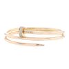 Cartier Juste un clou large model bracelet in pink gold and diamonds - 00pp thumbnail