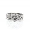 Sortija flexible Tiffany & Co Somerset en oro blanco y diamantes - 360 thumbnail