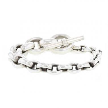 Brazalete Hermès Crescendo de plata